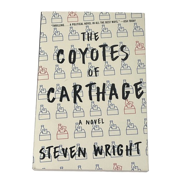 The Coyotes of Carthage Steven Wright Paperback Book Fiction Novel - Picture 1 of 5